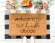 Welcome to Our Humble Abode Doormat, Funny Doormat, Funny Welcome Mat, Closing Gift, Spring Doormat, Front Porch Decor, Farmhouse