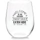 Stemless Wine Glass 11 oz Beer Whiskey Wine Tumblers Red & White Funny Birthday Wine Glasses Gift for Wine Lover