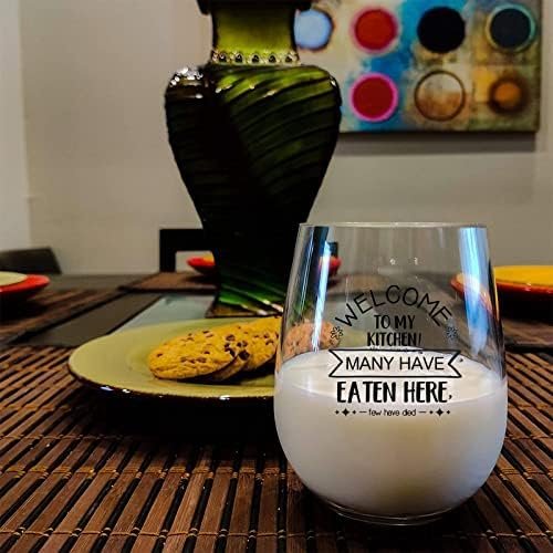 Stemless Wine Glass 11 oz Beer Whiskey Wine Tumblers Red & White Funny Birthday Wine Glasses Gift for Wine Lover